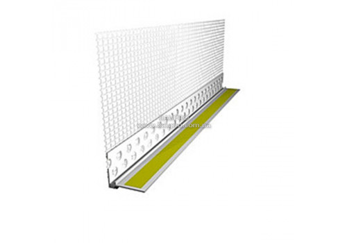 Уголок ПВХ для примыкания к оконным проемам с сеткой из стекловолокна 6 мм, 2,5 м