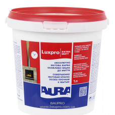 Краска AURA Luxpro ExtraMatt TR акрилатная дисперсионная (глубокоматовая), 0,9 л