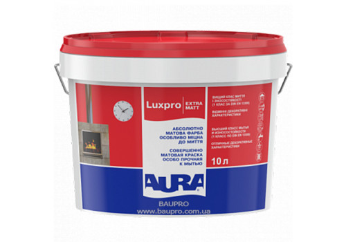 Краска AURA Luxpro ExtraMatt акрилатная дисперсионная (глубокоматовая), 10 л