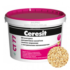 Штукатурка CERESIT CT 77 PERSIA 2 декоративно-мозаичная полимерная (зерно 1,4-2,0 мм), 14 кг