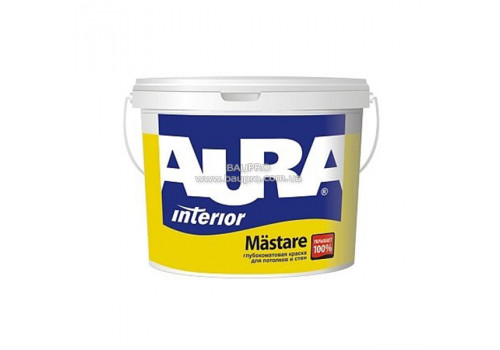 Краска AURA Mastare водно-дисперсионная для потолков и стен, 2,5 л