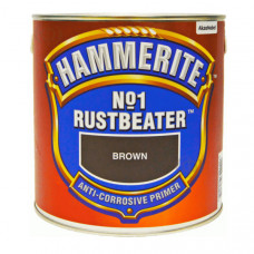 Грунтовка HAMMERITE антикорзионная для металла No.1 Rustbeater (темно-коричневая), 2,5 л