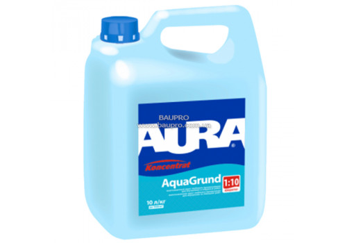 Грунт-концентрат AURA Koncentrat AquaGrund влагозащитный (1:10), 10 л