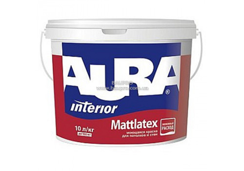 Фарба AURA Mattlatex TR латексна для стель і стін (матова), 9 л