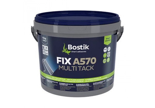 Клей BOSTIK FIX A570 MULTI TACK для фиксации напольного покрытия, 15 кг