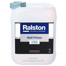 Грунт RALSTON Wall Primer для внутренних и наружных работ, 5 л