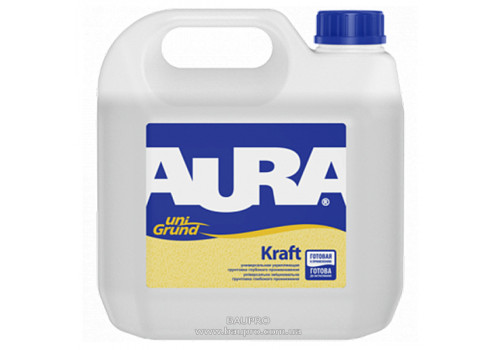 Ґрунтовка AURA Unigrund Kraft зміцнююча глибокого проникнення, 10 л