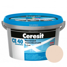 Затирка CERESIT CE 40 Aquastatic 40 (жасмін), 2 кг