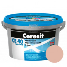 Затирка CERESIT CE 40 Aquastatic 31 (кремовая), 2 кг