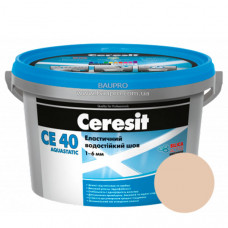 Затирка CERESIT CE 40 Aquastatic 41 (натура), 2 кг