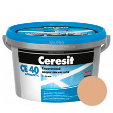 Затирка CERESIT CE 40 Aquastatic 28 (персик), 2 кг