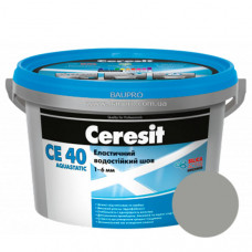 Затирка CERESIT CE 40 Aquastatic 10 (світло-сіра), 2 кг