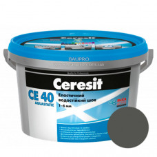 Затирка CERESIT CE 40 Aquastatic 07 (сіра), 2 кг