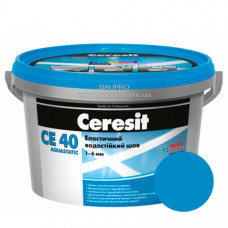 Затирка CERESIT CE 40 Aquastatic 83 (синяя), 2 кг