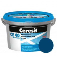 Затирка CERESIT CE 40 Aquastatic 88 (темно-синя), 2 кг
