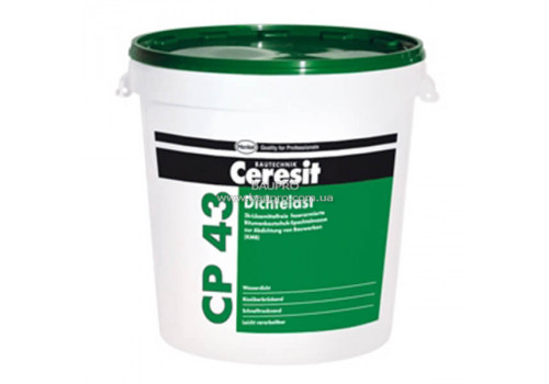 Мастика CERESIT CP 43 XPRESS двокомпонентна еластична гідроізоляційна, 28 кг