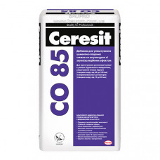 Добавка CERESIT CO 85 для стяжек и штукатурок со звукоизоляционным эффектом, 25 кг