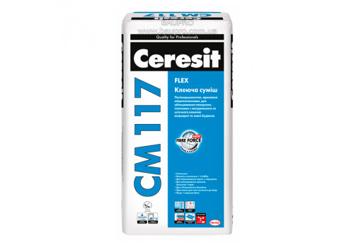 Клей CERESIT CM 117 Flex, 25 кг