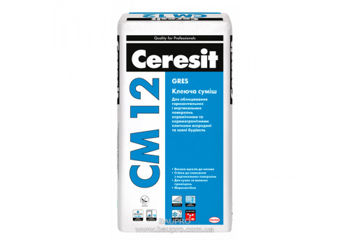 Клей CERESIT CM 12 Gres, 25 кг