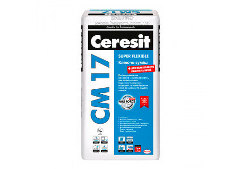 Клей CERESIT CM 17 Super Flexible, 25 кг