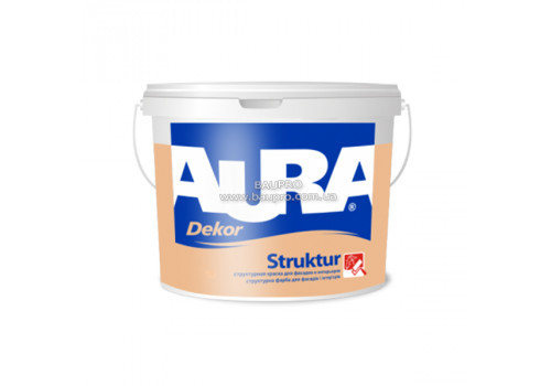 Краска AURA Dekor Struktur структурная, 2,5 л