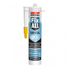 Клей-герметик SOUDAL FIX ALL Crystal (прозрачный), 290 мл