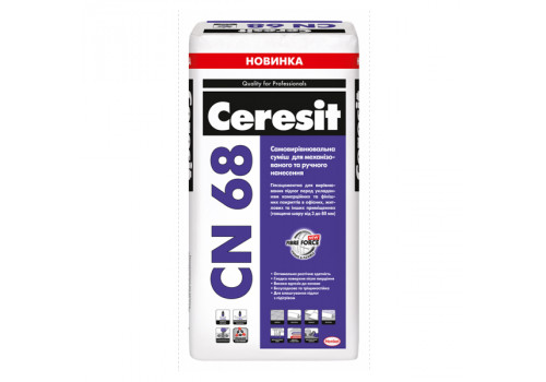 Смесь CERESIT CN 68 самовыравнивающаяся, 25 кг