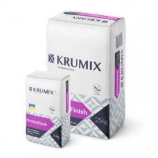 Шпаклевка KRUMIX MultiFinish, 25 кг (45 шт/пал)