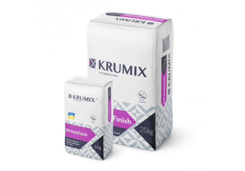 Шпаклевка KRUMIX MultiFinish, 25 кг (45 шт/пал)