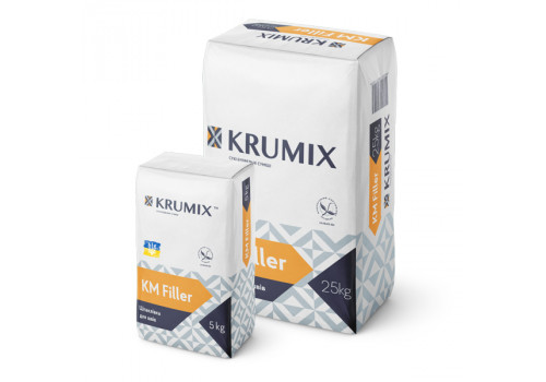 Шпаклевка KRUMIX Filler, 25 кг (45 шт/пал)