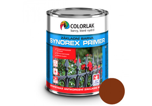 Грунтовка COLORLAK SYNOREX PRIMER S2000, антикоррозийная (красно-коричневая), 0,6 л