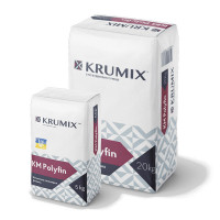 Шпаклевка KRUMIX Polyfin полимерная финишная, 5 кг (252 шт/пал)