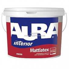 Краска AURA Mattlatex латексная для потолков и стен (матовая), 20 л
