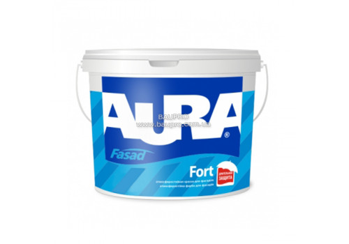 Краска AURA Fasad Fort атмосферостойкая дисперсионная, 5 л