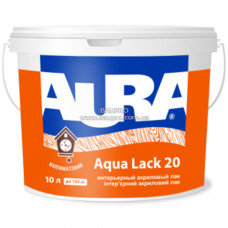 Лак AURA Aqua Lack 20 интерьерный акриловый, 10 л