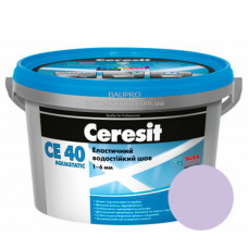 Затирка CERESIT CE 40 Aquastatic 90 (фіолетова), 2 кг