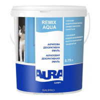 Емаль AURA Luxpro Remix Aqua акрилова водорозріджувана, 0,75 л