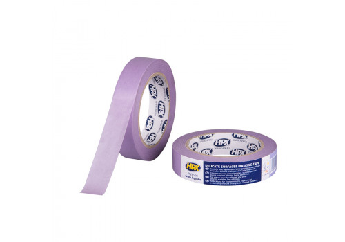 Стрічка малярна HPX 4800 для делікатних поверхонь, 24 мм*50 м (фіолетова)