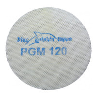 Шлифовальный круг Blue Dolphin сетчатый PGM, D225 мм, P120, для гладких поверхностей, 3 шт