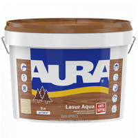 Деревозащитное средство AURA Lasur Aqua (палисандр), 9 л