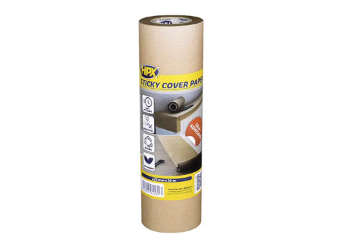 Бумага защитная HPX самоклеящаяся STICKY COVER PAPER, 222 мм*30 м