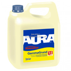 Грунт-концентрат AURA Koncentrat GammaGrund укрепляющий (1:5), 3 л