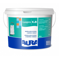Фарба AURA Luxpro K&B акрилатна дисперсійна для кухонь і ванних кімнат, 5 л
