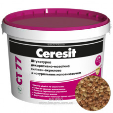 Штукатурка CERESIT CT 77 PERSIA 6 декоративно-мозаичная полимерная (зерно 1,4-2,0 мм), 14 кг