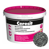Штукатурка CERESIT CT 77 TIBET 5 декоративно-мозаичная полимерная (зерно 1,4-2,0 мм), 14 кг