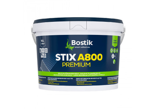 Клей BOSTIK STIX A800  PREMIUM  универсальный однокомпонентный акриловый с высокой начальной фиксацией, 18 кг