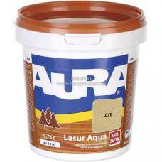 Деревозащитное средство AURA Lasur Aqua (дуб), 0,75 л