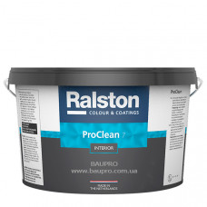 Краска RALSTON Pro Clean 7 BW матовая для стен, для внутренних работ, 2,5 л