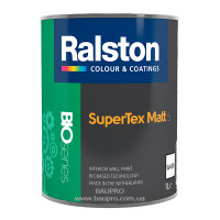 Краска RALSTON Super Tex Matt 5 W/BW для внутренних работ, 1 л