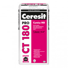Клей CERESIT CT 180 Pro для приклеивания МВ (зима), 27 кг